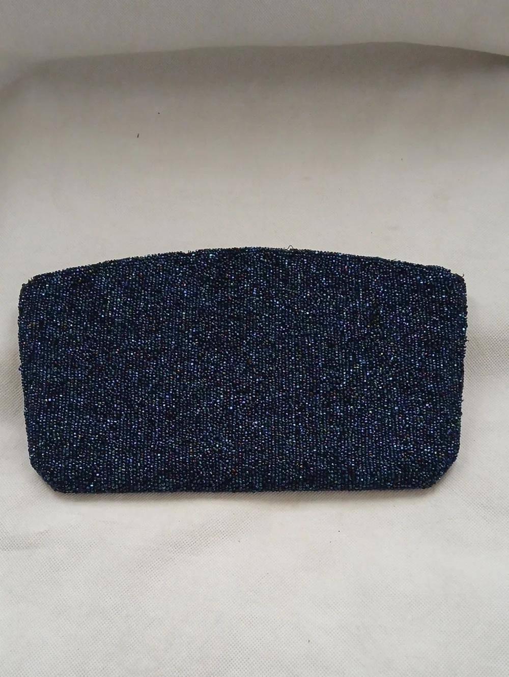 Lefaye Womens Beaded Navy Blue Evening Clutch Bag Party
